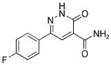 6-(4-FLUOROPHENYL)-3-PYRIDAZONE-4-CARBOXAMIDE Struktur