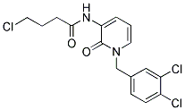 3-[(4-CHLOROBUTYRYL)AMINO]-1-(3,4-DICHLOROBENZYL)-2-PYRIDONE Struktur