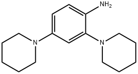 2,4-DI-PIPERIDIN-1-YL-PHENYLAMINE Struktur