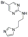 (5-BROMO-PYRIMIDIN-2-YL)-(3-IMIDAZOL-1-YL-PROPYL)-AMINE Struktur