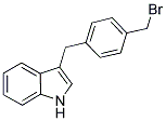 3-(4-BROMOMETHYLBENZYL)-1H-INDOLE Struktur