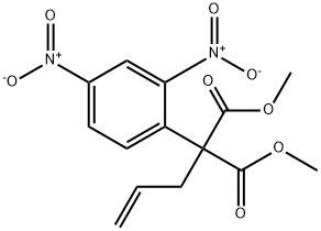 DIMETHYL 2-ALLYL-2-(2,4-DINITROPHENYL)MALONATE Struktur