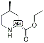 (2R,4R)-ETHYL 4-METHYL-2-PIPERIDINE CARBOXYLATE Struktur