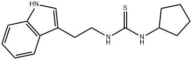 1-CYCLOPENTYL-3-[2-(1H-INDOL-3-YL)-ETHYL]-THIOUREA Struktur