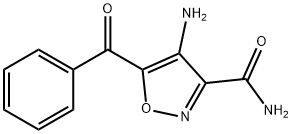 4-AMINO-5-BENZOYL-3-ISOXAZOLECARBOXAMIDE Struktur