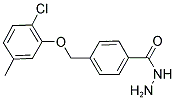 4-(2-CHLORO-5-METHYL-PHENOXYMETHYL)-BENZOIC ACID HYDRAZIDE Struktur