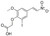 [2-IODO-6-METHOXY-4-(2-NITRO-VINYL)-PHENOXY]-ACETIC ACID Struktur