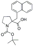 BOC-ALPHA-(1-NAPHTHYLMETHYL)-(D,L)-PROLINE Struktur