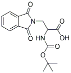 2-TERT-BUTOXYCARBONYLAMINO-3-(1,3-DIOXO-1,3-DIHYDRO-ISOINDOL-2-YL)-PROPIONIC ACID Struktur