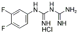 1-(3,4-DIFLUOROPHENYL)BIGUANIDE HYDROCHLORIDE Struktur