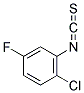 2-CHLORO-5-FLUOROPHENYL ISOTHIOCYANATE Struktur