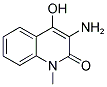 3-AMINO-4-HYDROXY-1-METHYL-1H-QUINOLIN-2-ONE Struktur