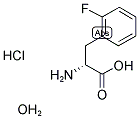 H-D-PHE(2-F)-OH HCL H2O Struktur