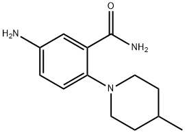 5-AMINO-2-(4-METHYL-PIPERIDIN-1-YL)-BENZAMIDE Struktur