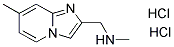 METHYL-(7-METHYL-IMIDAZO[1,2-A]PYRIDIN-2-YLMETHYL)-AMINE DIHYDROCHLORIDE Struktur