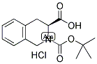 N-BOC-(S)-1,2,3,4-TETRAHYDROISOQUINOLINE-3-CARBOXYLIC ACID HCL Struktur