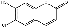 6-CHLORO-7-HYDROXYCOUMARIN Struktur