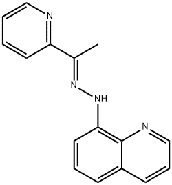 1-(2-PYRIDINYL)-1-ETHANONE N-(8-QUINOLINYL)HYDRAZONE Struktur