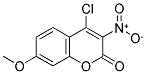 4-CHLORO-7-METHOXY-3-NITROCOUMARIN Struktur