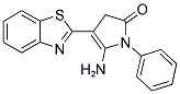 5-AMINO-4-BENZOTHIAZOL-2-YL-1-PHENYL-1,3-DIHYDRO-PYRROL-2-ONE Struktur