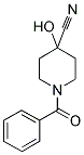 1-BENZOYL-4-HYDROXY-PIPERIDINE-4-CARBONITRILE Struktur