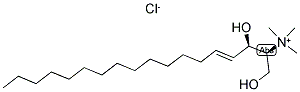 N,N,N-TRIMETHYL-D-ERYTHRO-SPHINGOSINE CHLORIDE Struktur