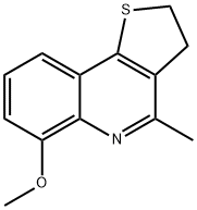 6-METHOXY-4-METHYL-2,3-DIHYDROTHIENO[3,2-C]QUINOLINE Struktur