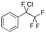 (1-CHLORO-1,2,2,2-TETRAFLUOROETHYL)BENZENE Struktur