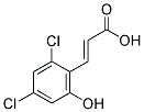 4,6-DICHLORO-2-HYDROXYCINNAMIC ACID Struktur