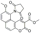 10-(2,5-DIHYDRO-2,5-DIOXO-1H-PYRROL-1-YL)-9-METHOXY-3-OXO-, METHYL ESTER Struktur