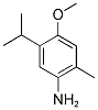 5-ISOPROPYL-4-METHOXY-2-METHYL-PHENYLAMINE Struktur