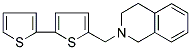 1,2,3,4-TETRAHYDRO-2-[(5-(2-THIENYL)-2-THIENYL)METHYL]ISOQUINOLINE Struktur