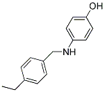 4-((4-ETHYLBENZYL)AMINO)PHENOL Struktur