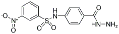 N-(4-HYDRAZINOCARBONYL-PHENYL)-3-NITRO-BENZENESULFONAMIDE Struktur