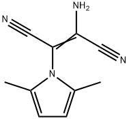 (E)-2-AMINO-3-(2,5-DIMETHYL-1H-PYRROL-1-YL)-2-BUTENEDINITRILE Struktur