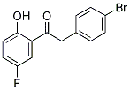 2-(4-BROMOPHENYL)-5'-FLUORO-2'-HYDROXYACETOPHENONE Struktur