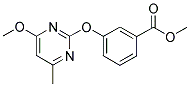 3-[(4-METHOXY-6-METHYLPYRIMIDIN-2-YL)OXY]BENZOIC ACID, METHYL ESTER Struktur