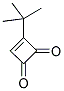 3-TERT-BUTYLCYCLOBUT-3-ENE-1,2-DIONE Struktur