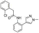 2-(2-CHLOROPHENYL)-N-[2-(1-METHYL-1H-PYRAZOL-4-YL)PHENYL]ACETAMIDE Struktur