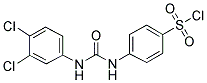 4-[3-(3,4-DICHLORO-PHENYL)-UREIDO]-BENZENESULFONYL CHLORIDE Struktur