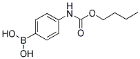 4-BUTOXYCARBONYLAMINOPHENYLBORONIC ACID Struktur