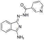 NICOTINIC ACID (3-AMINO-ISOINDOL-1-YLIDENE)-HYDRAZIDE Struktur