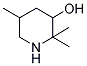 2,2,5-TRIMETHYL-PIPERIDIN-3-OL Struktur