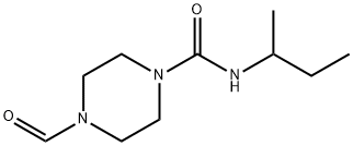 (4-FORMYLPIPERAZINYL)-N-(METHYLPROPYL)FORMAMIDE Struktur