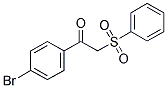 4'-BROMO-2(PHENYL SULFONYL)ACETOPHENONE Struktur