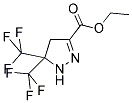 ETHYL 5,5-BIS(TRIFLUOROMETHYL)-1H-PYRAZOL-2-INE-3-CARBOXYLATE Struktur