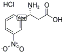 (R)-3-AMINO-3-(3-NITRO-PHENYL)-PROPANOIC ACID HYDROCHLORIDE Struktur