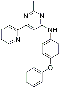 2-METHYL-N-(4-PHENOXYPHENYL)-6-PYRIDIN-2-YLPYRIMIDIN-4-AMINE Struktur