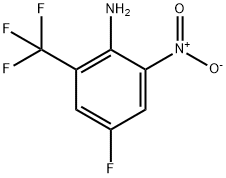 2-AMINO-5-FLUORO-3-NITROBENZOTRIFLUORIDE Structure