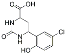 6-(5-CHLORO-2-HYDROXYPHENYL)-2-OXOHEXAHYDRO-4-PYRIMIDINECARBOXYLIC ACID Struktur